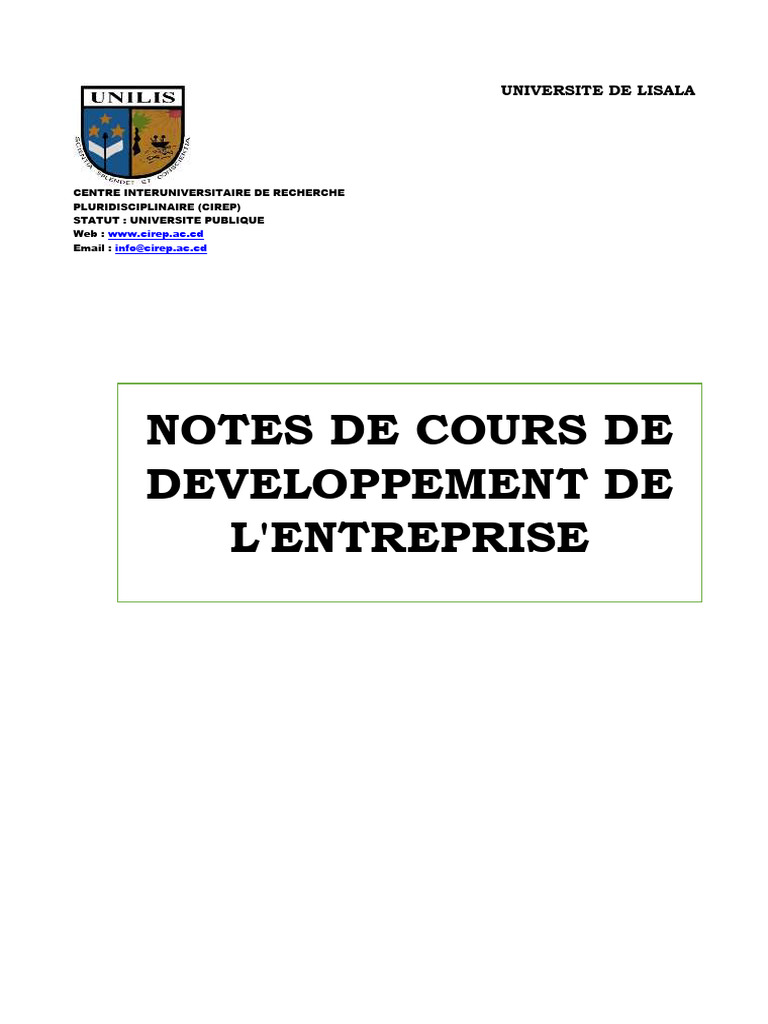 Développement stratégique des entreprises | PDF | Business | Croissance ...
