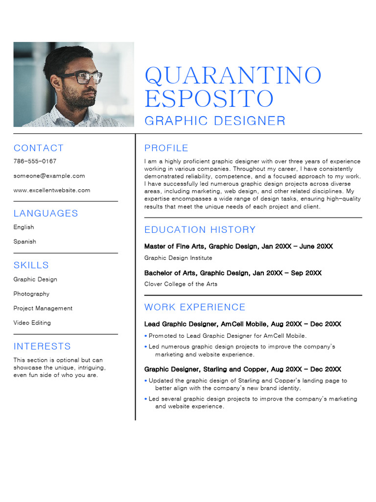 Graphic Designer Profile and Experience | PDF