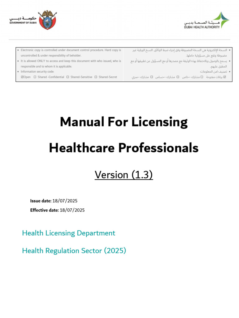 Manual For Licensing Healthcare Professionals-Final (1) 2025859775 ...