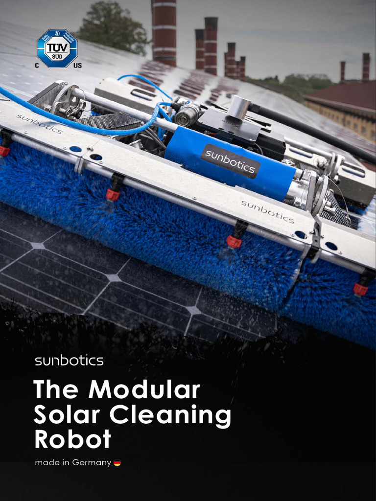 Modular Solar Cleaning Robot Overview | PDF | Photovoltaics | Solar Panel