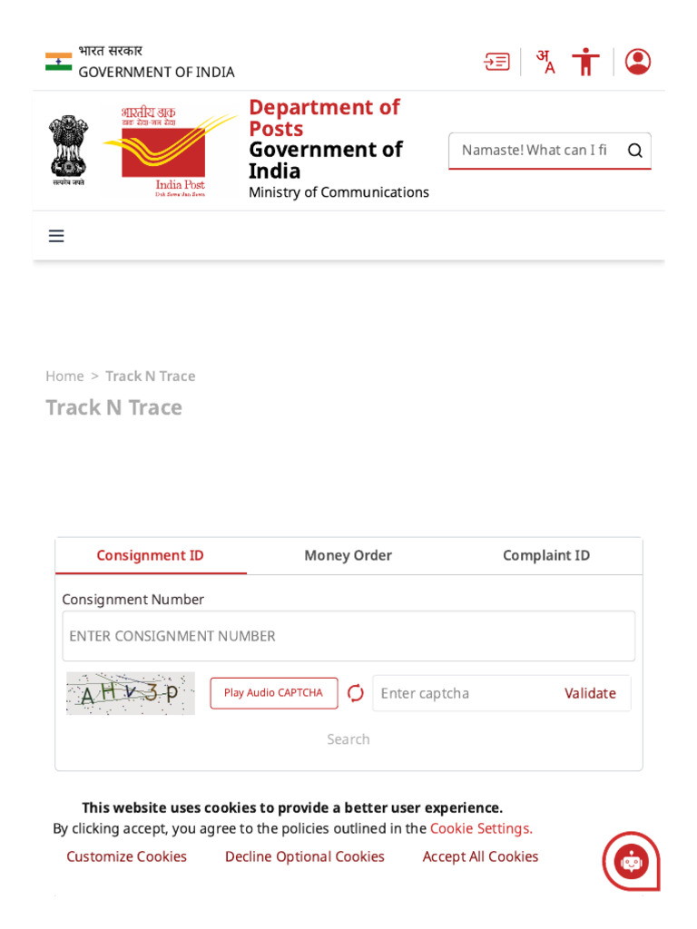 Track Your India Post Consignment Online | PDF
