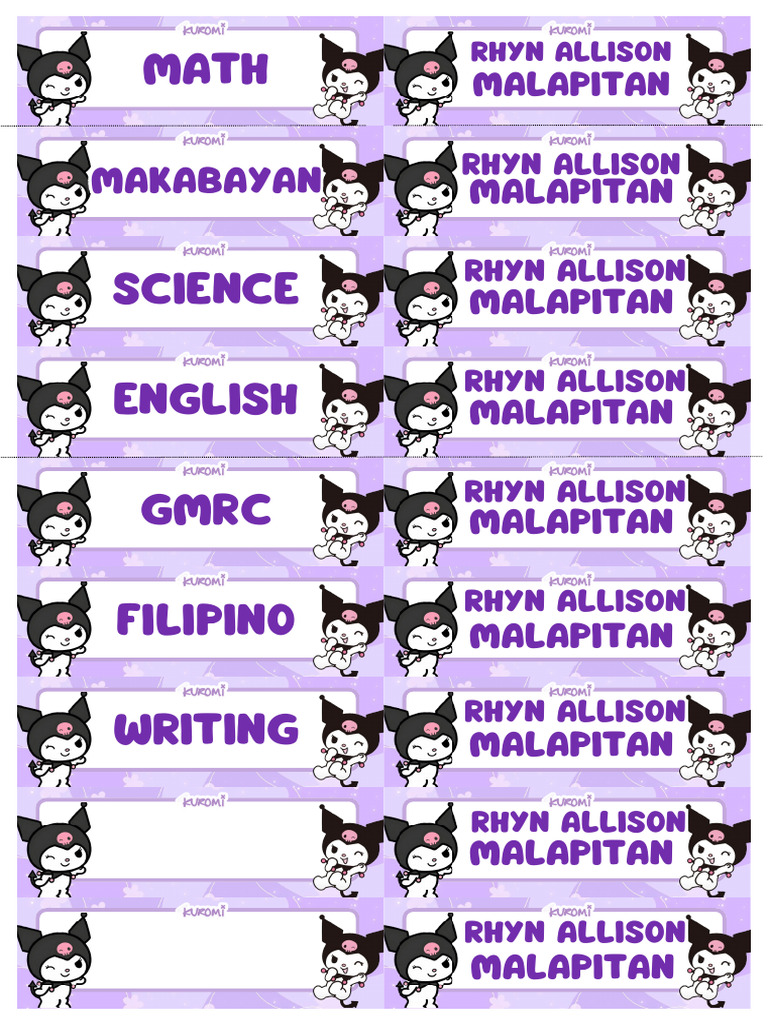 KUROMI | PDF