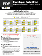 Hamilton Garbage Collection Schedule 2024 | PDF | Environmental Issues ...