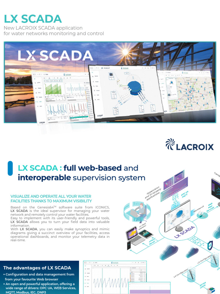 LX SCADA for Water Network Management | PDF | Scada | Computing