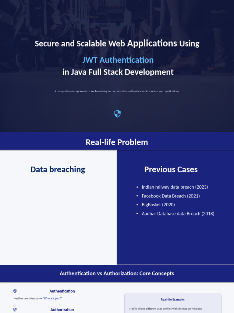 JWT Authentication in Java Web Apps | PDF | Software | Cyberspace