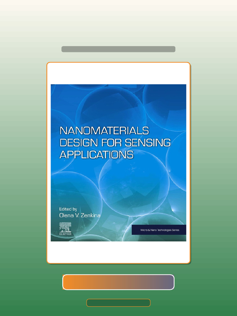 Complete Nanomaterials Design For Sensing Applications 1st Edition by ...