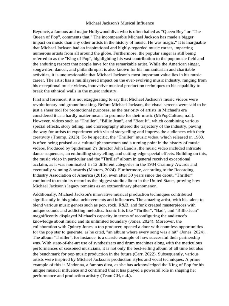 Mich | PDF | Michael Jackson | Recorded Music