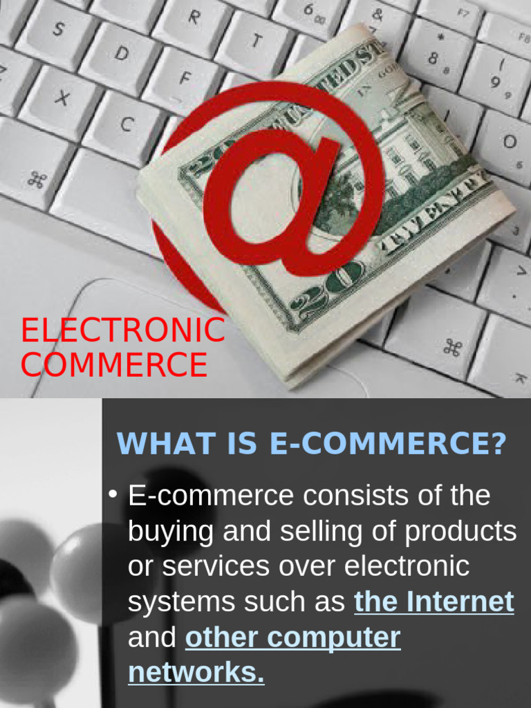 Understanding E-Commerce: History & Types | PDF | E Commerce | Online ...