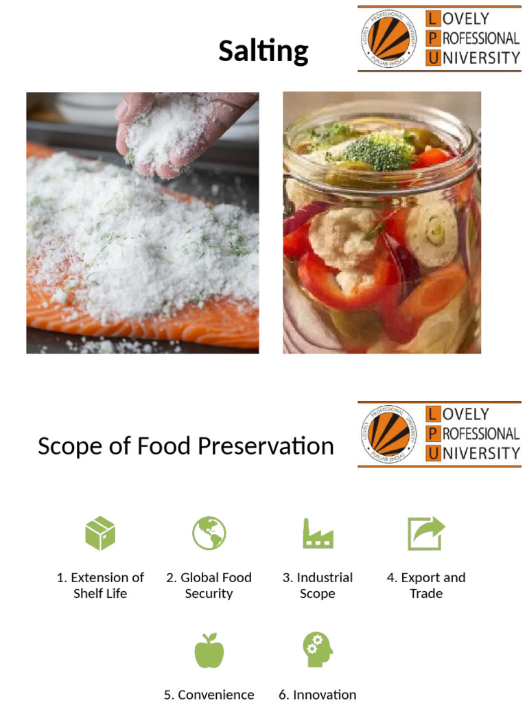 Salting & Sugaring - Food - Preservation | PDF | Food Preservation ...