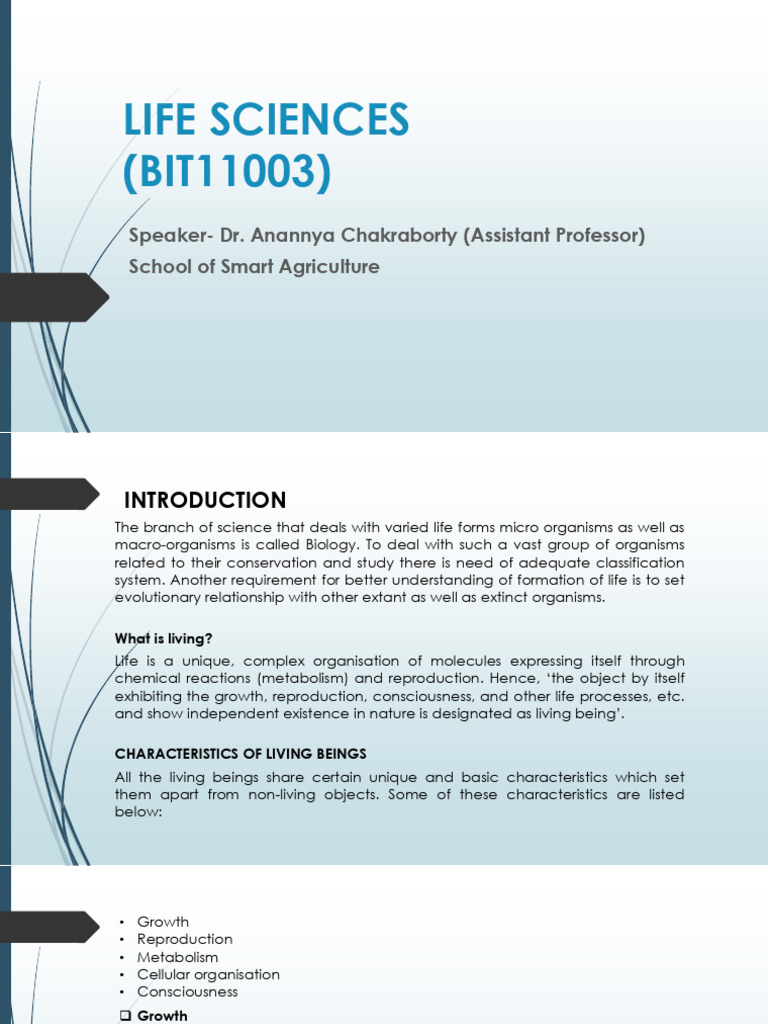 Understanding Life Sciences Basics | PDF | Cell (Biology) | Reproduction