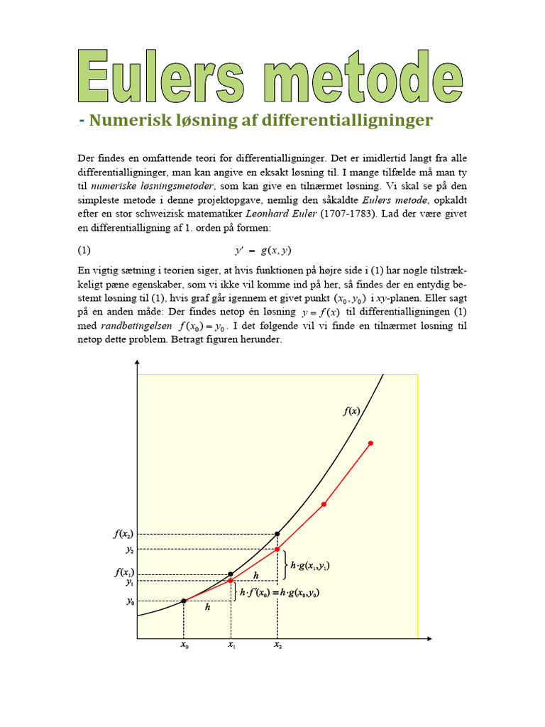 Eulers Metode | PDF