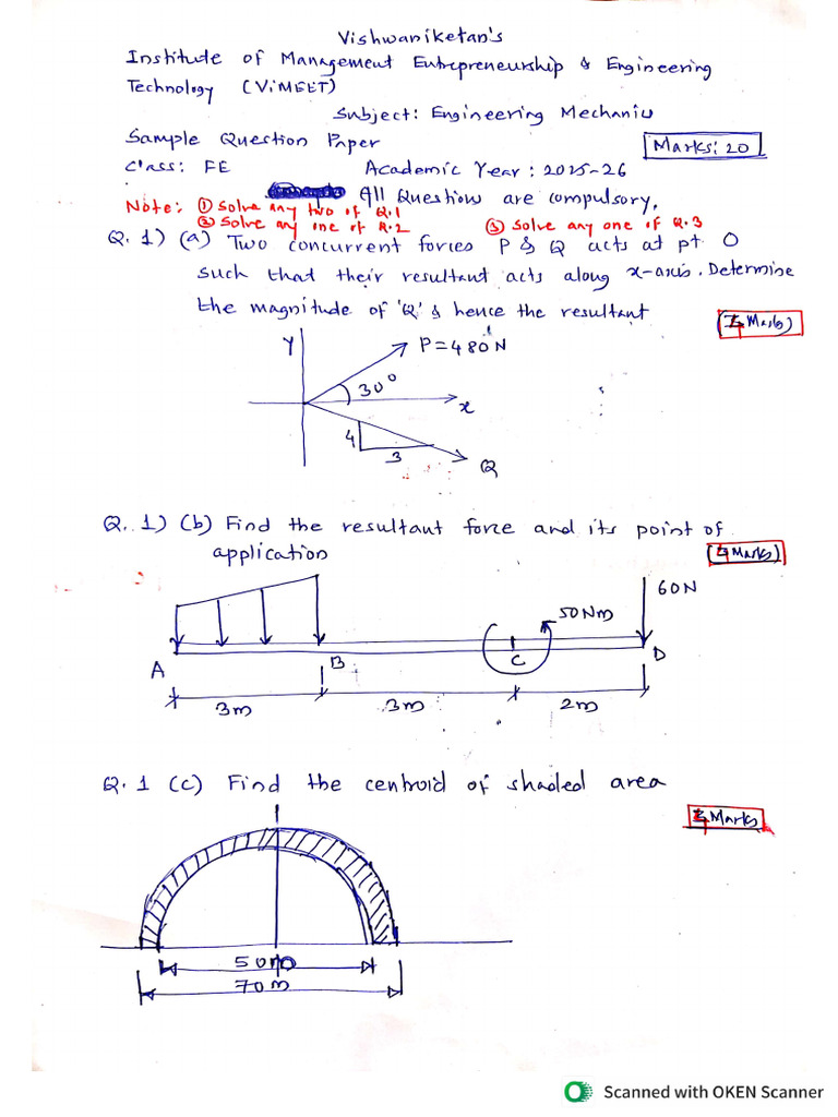 Sample Question Paper Practice Question Paper | PDF