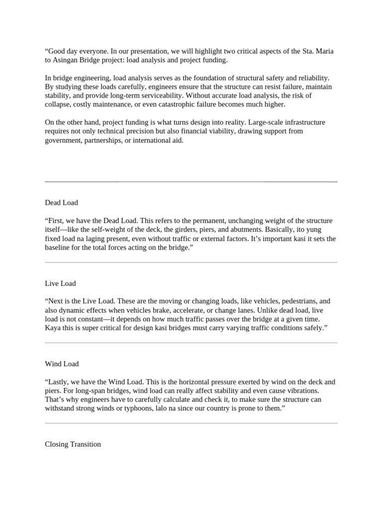 Document | PDF | Structural Load | Bridge