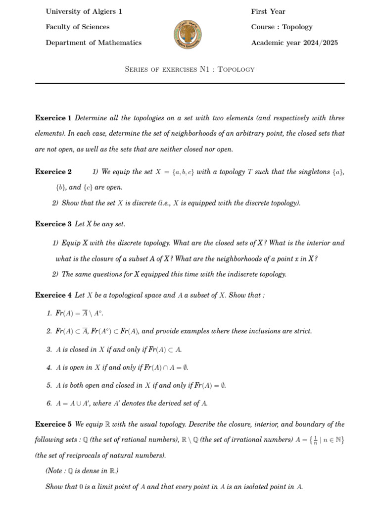 Series 1 (English) | PDF | Empty Set | Mathematical Objects