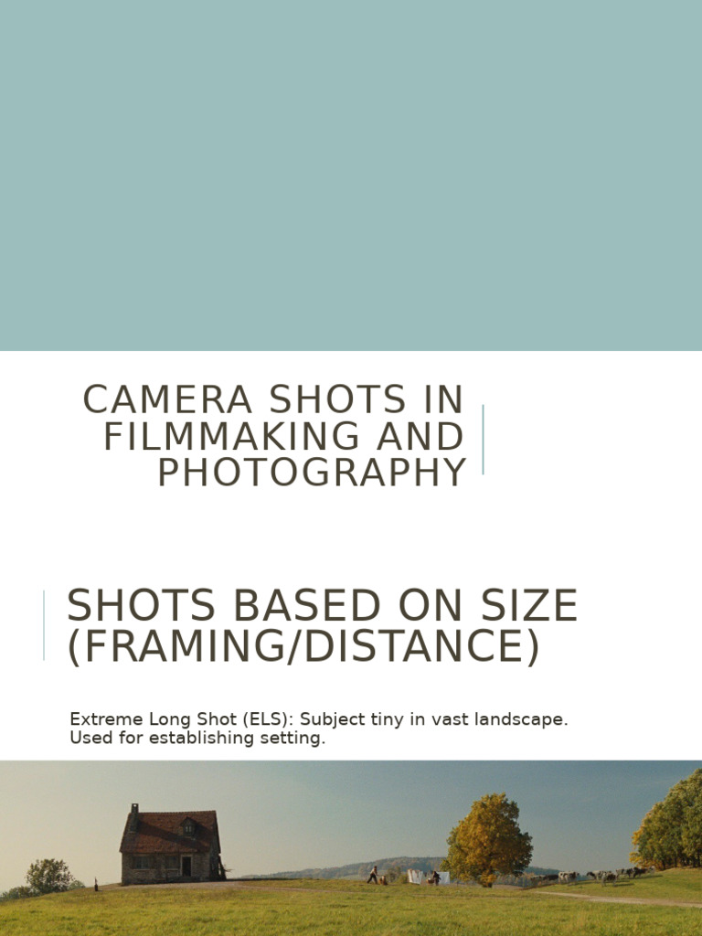 Camera Shots Guide for Filmmaking | PDF | Camera | Imaging