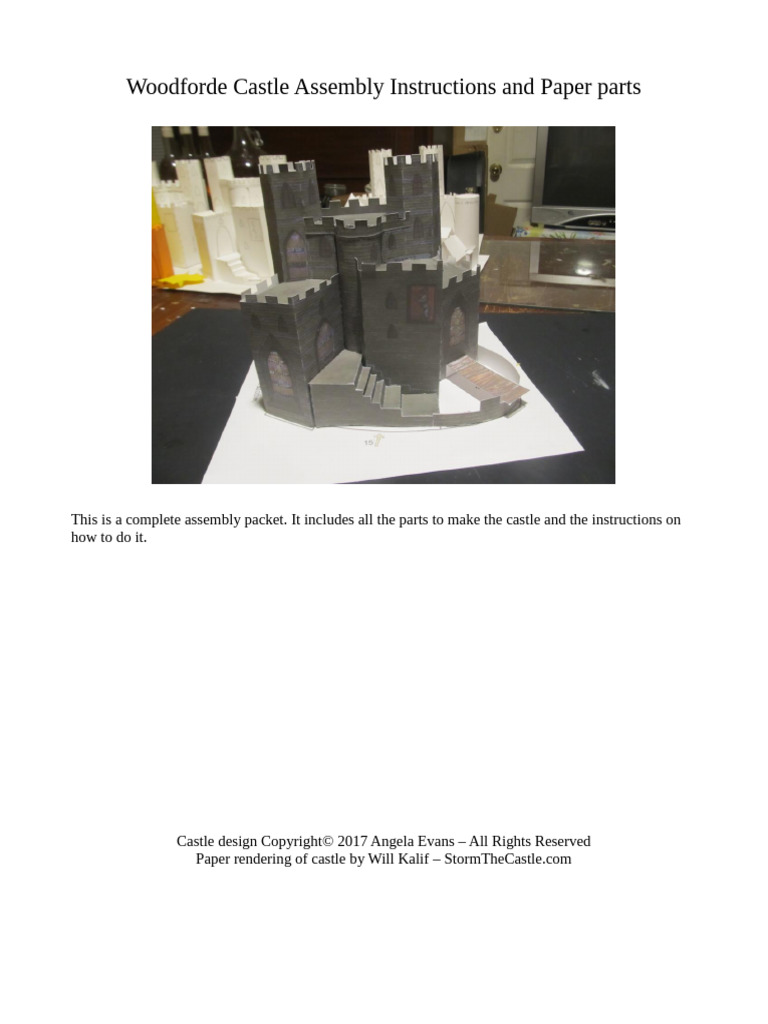 Woodforde Castle Assembly Guide | PDF