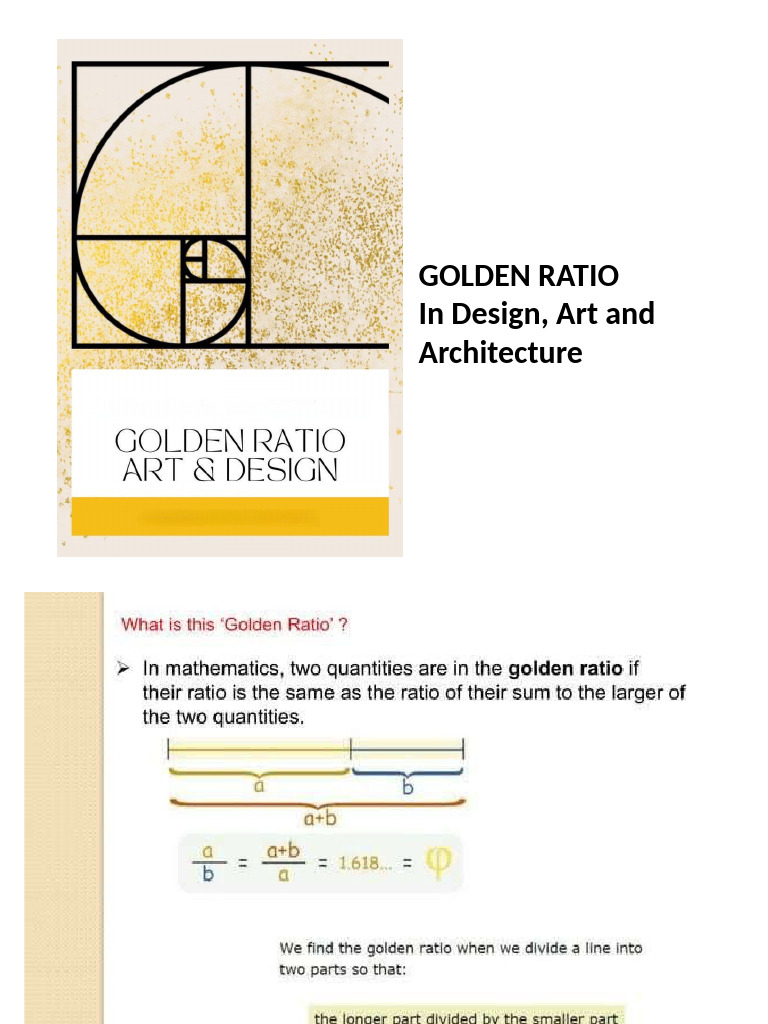 Golden Ratio | PDF