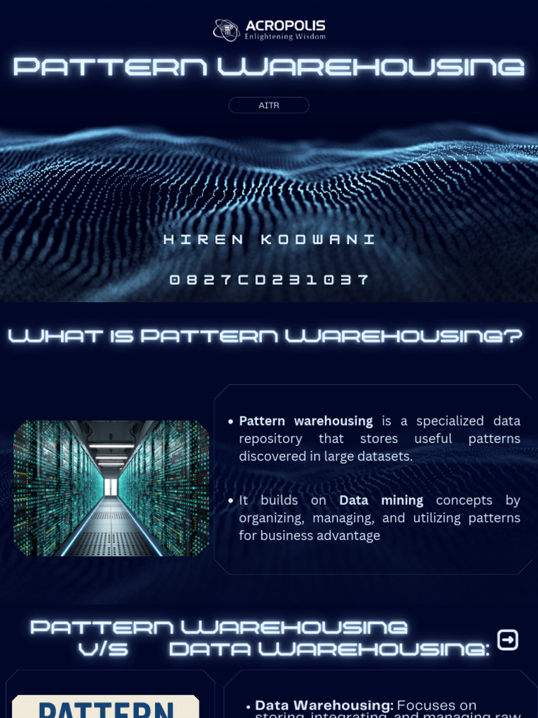 Pattern Warehousing CD037 | PDF