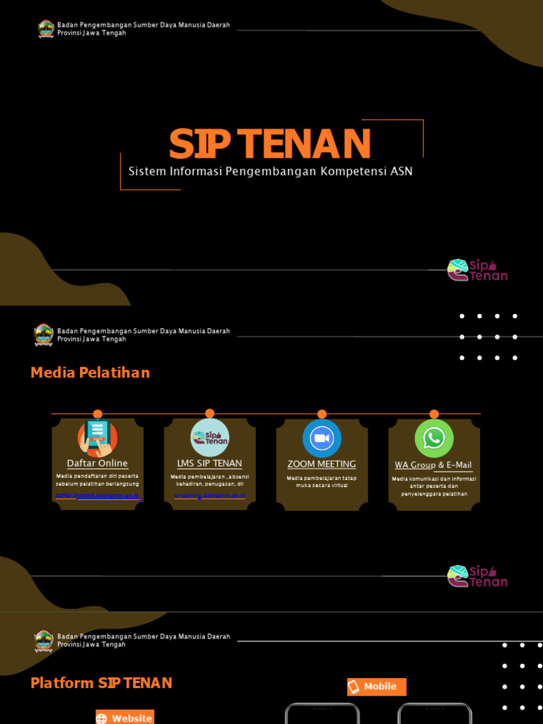 Manual Book (User) SIP TENAN 2025 | PDF