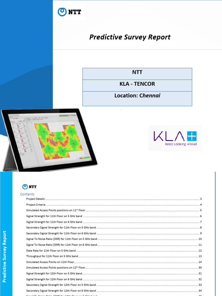 Predictive Survey - Report | PDF | Signal To Noise Ratio | Wi Fi