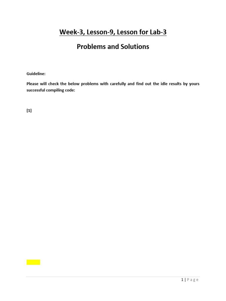 week-3 | PDF