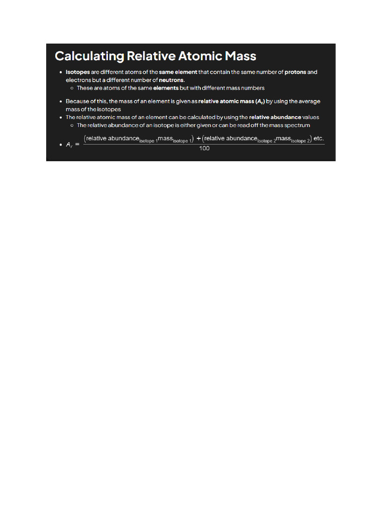 Calculating Ar | PDF