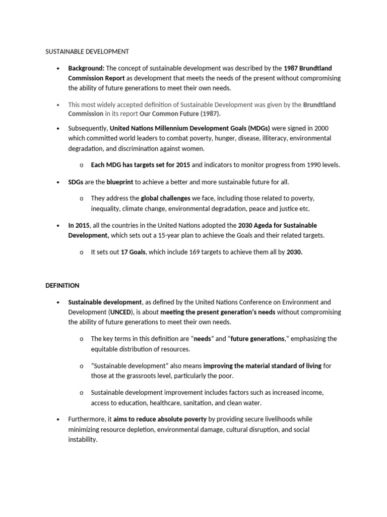 Understanding Sustainable Development Goals | PDF | Sustainability ...