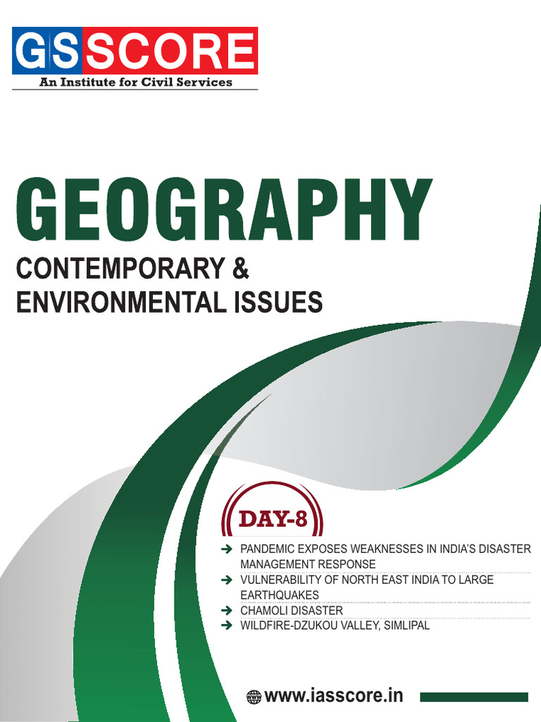 Day-8 Geography Contemporary Issues | PDF | Earthquakes | Himalayas