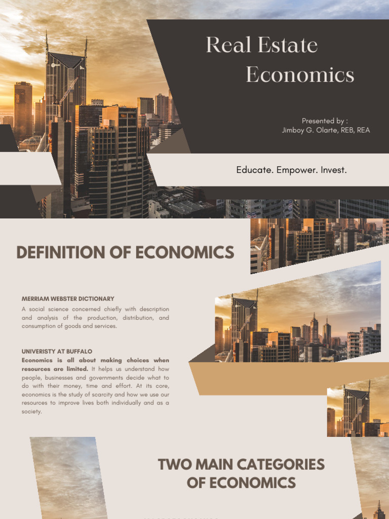 Understanding Real Estate Economics | PDF | Economics | Market (Economics)