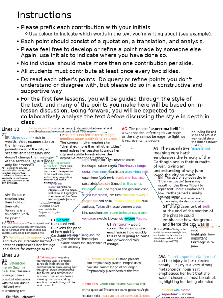 Collaborative Text Analysis Guidelines | PDF
