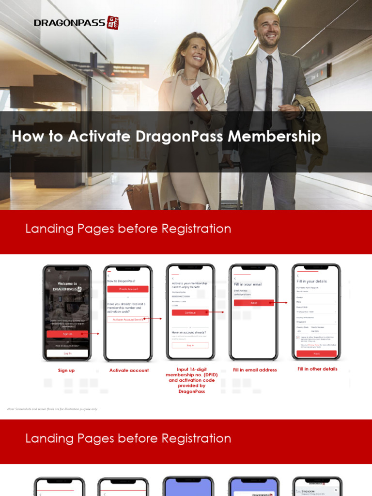 DragonPass Cara Aktivasi Akses Lounge Eng | PDF | Computing | Software