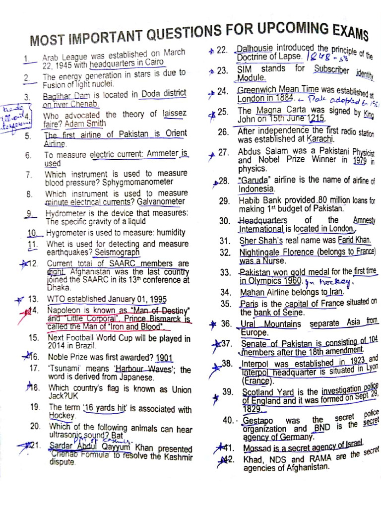 800 Questions-1 Aspirant | PDF