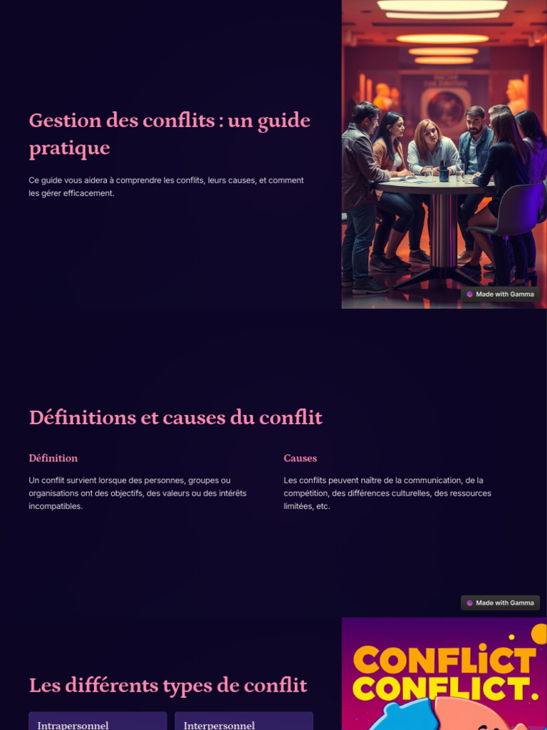 Guide pratique de gestion des conflits | PDF