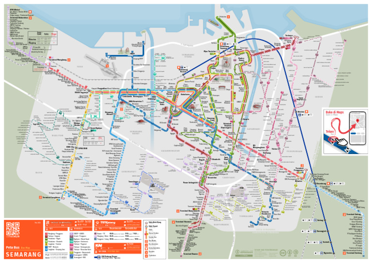 Transit Map Semarang - Mei 2025 - Bus - Map - of - Semarang | PDF