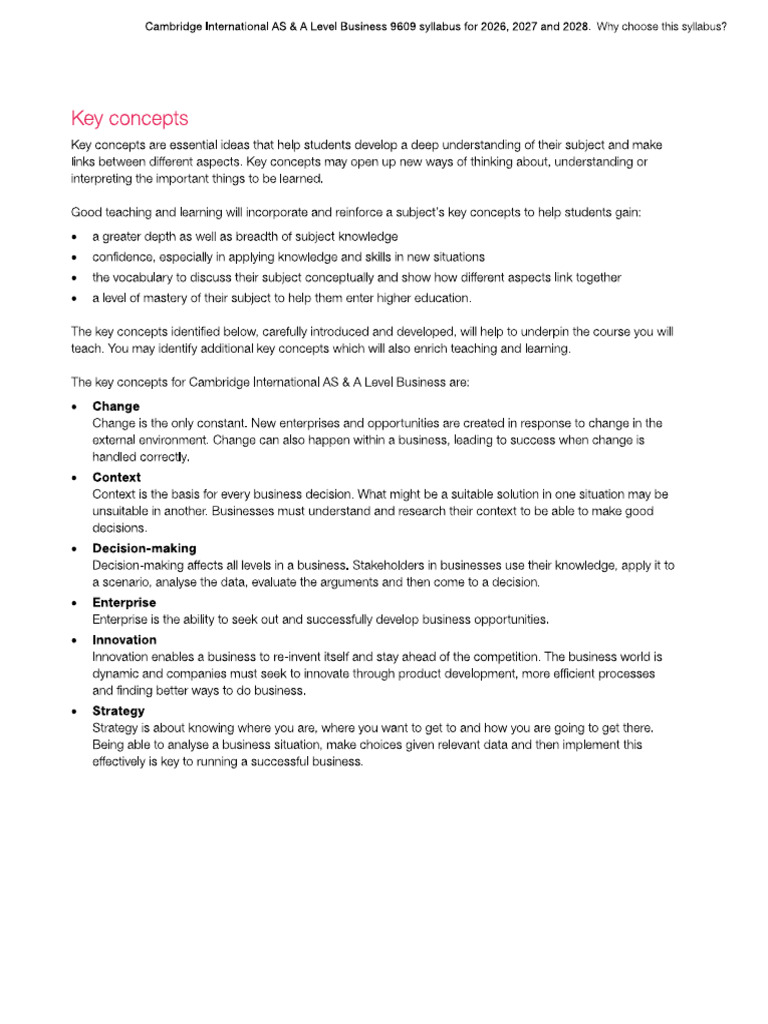 Key Concepts | PDF