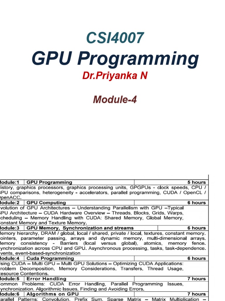 GPU Convolution Patterns Explained | PDF | Parallel Computing | Matrix ...