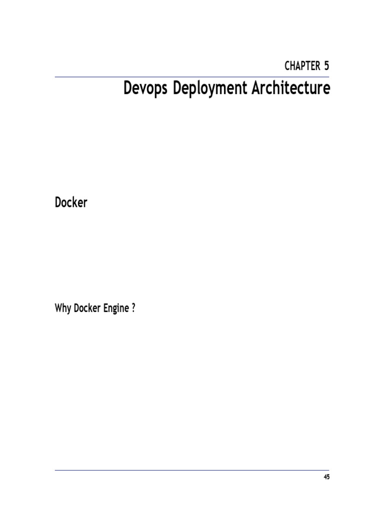 Docker Deployment Architecture Explained | PDF | Cloud Computing ...