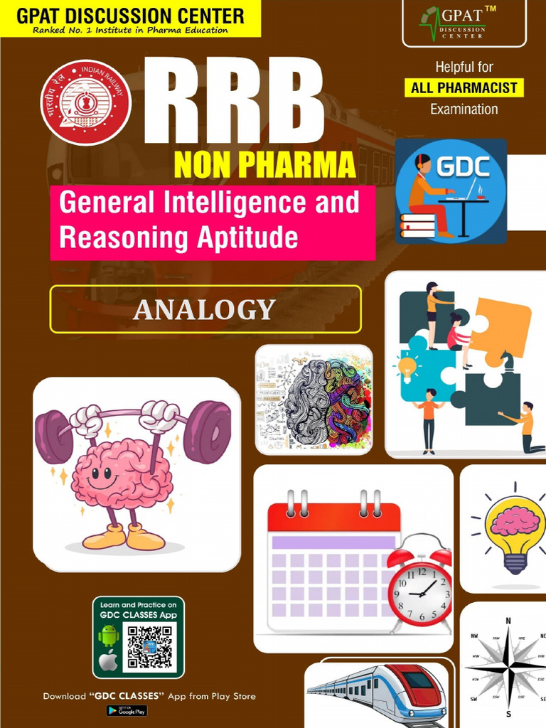 2383 GENERAL INTELLIGENCE AND REASONING RRB Pharmacist Analogy | PDF ...