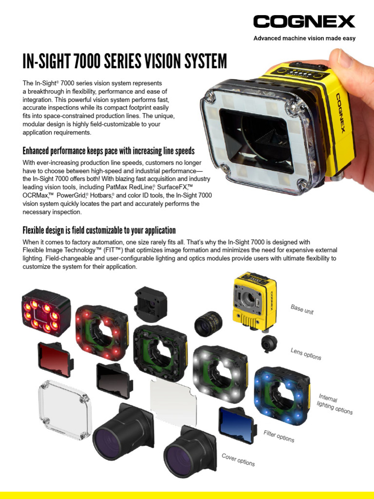 In-Sight 7000 Series Vision System Overview | PDF | Computing