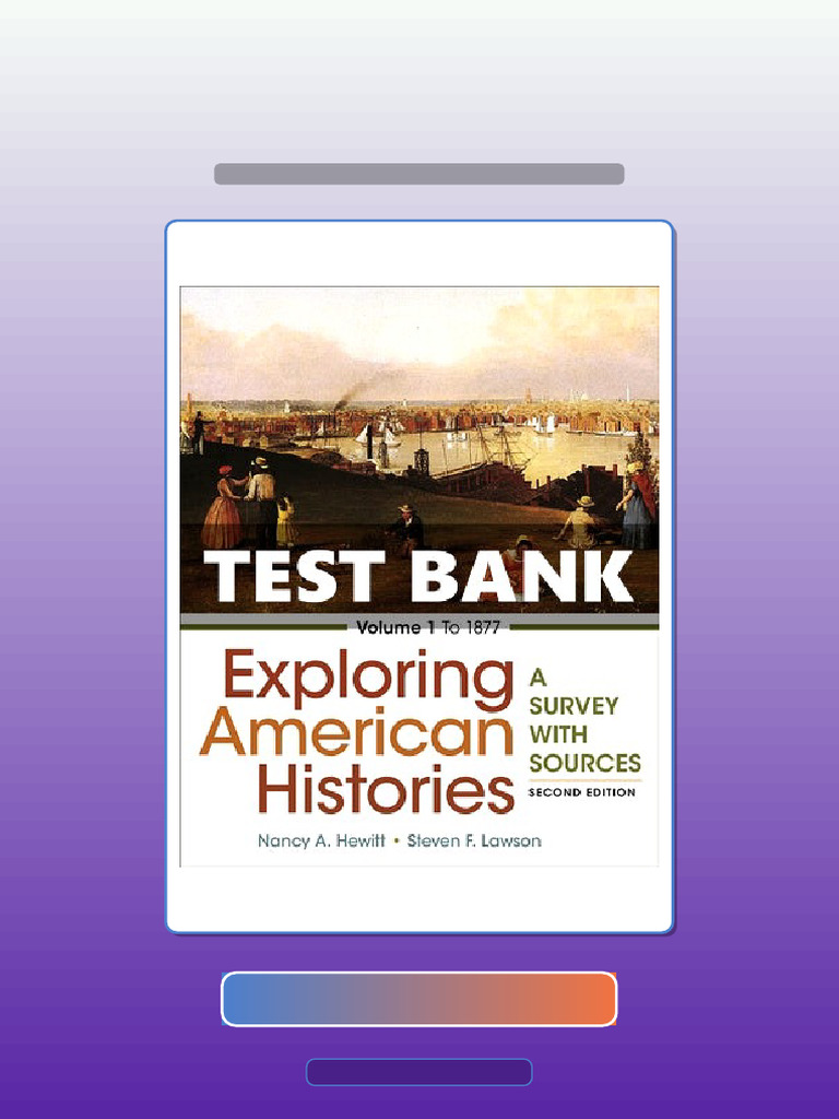 Exploring American Histories Volume 1 A Survey With Sources 2 Ed Hewitt ...