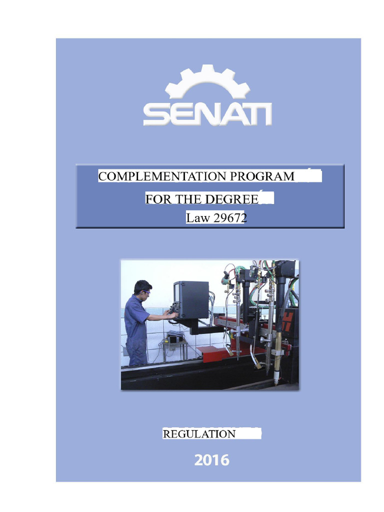 Degree Completion Program Overview | PDF | Textiles | Auto Mechanic