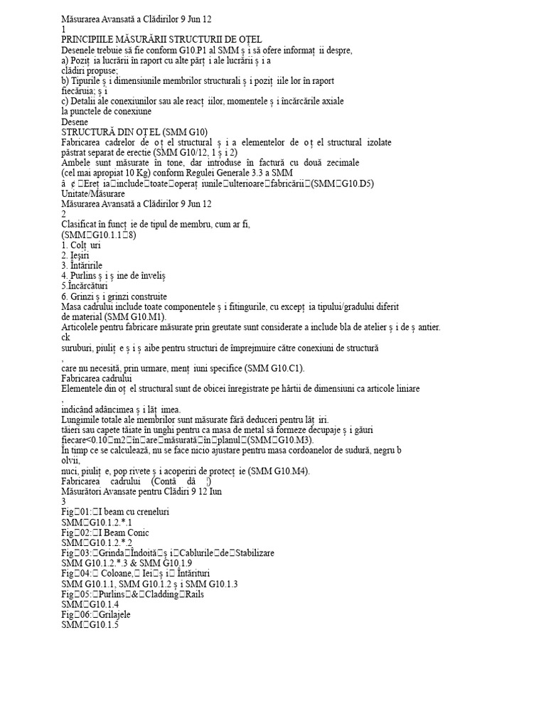 Cadru Din Oțel Structural - SMM7 Explicat | PDF