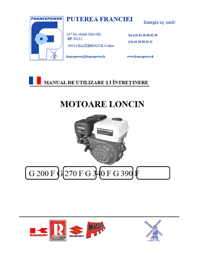 Document Motor LONCIN Mini Excavator | PDF