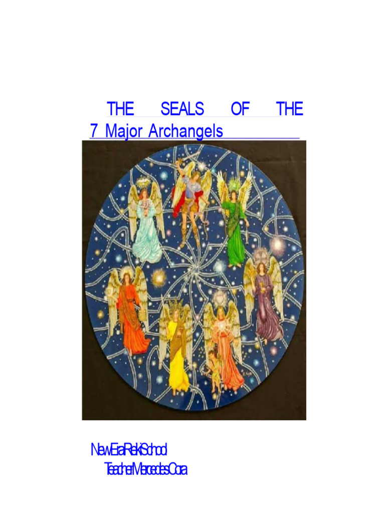 Seals of the Seven Archangels Explained | PDF | Triangle | Circle
