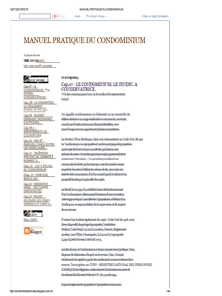Guide Pratique du Condominium | PDF | Condominium | Loi
