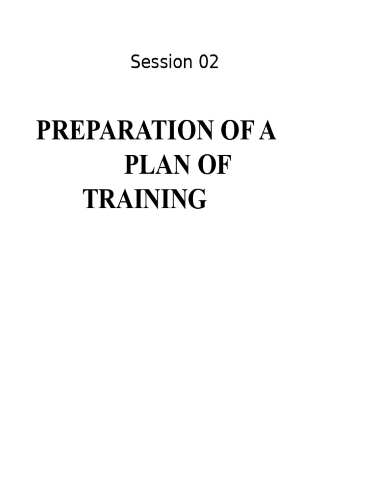 Training Plan Development Guide | PDF | Learning | Educational Technology