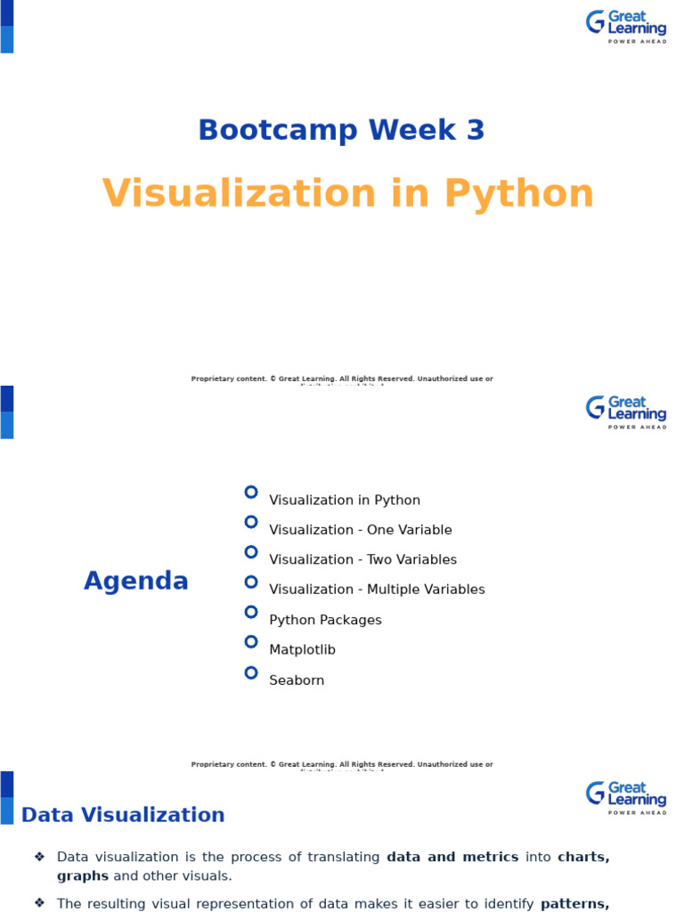 DS Python Bootcamp Presentation - Week 3 v3 - 0 | PDF | Statistical ...