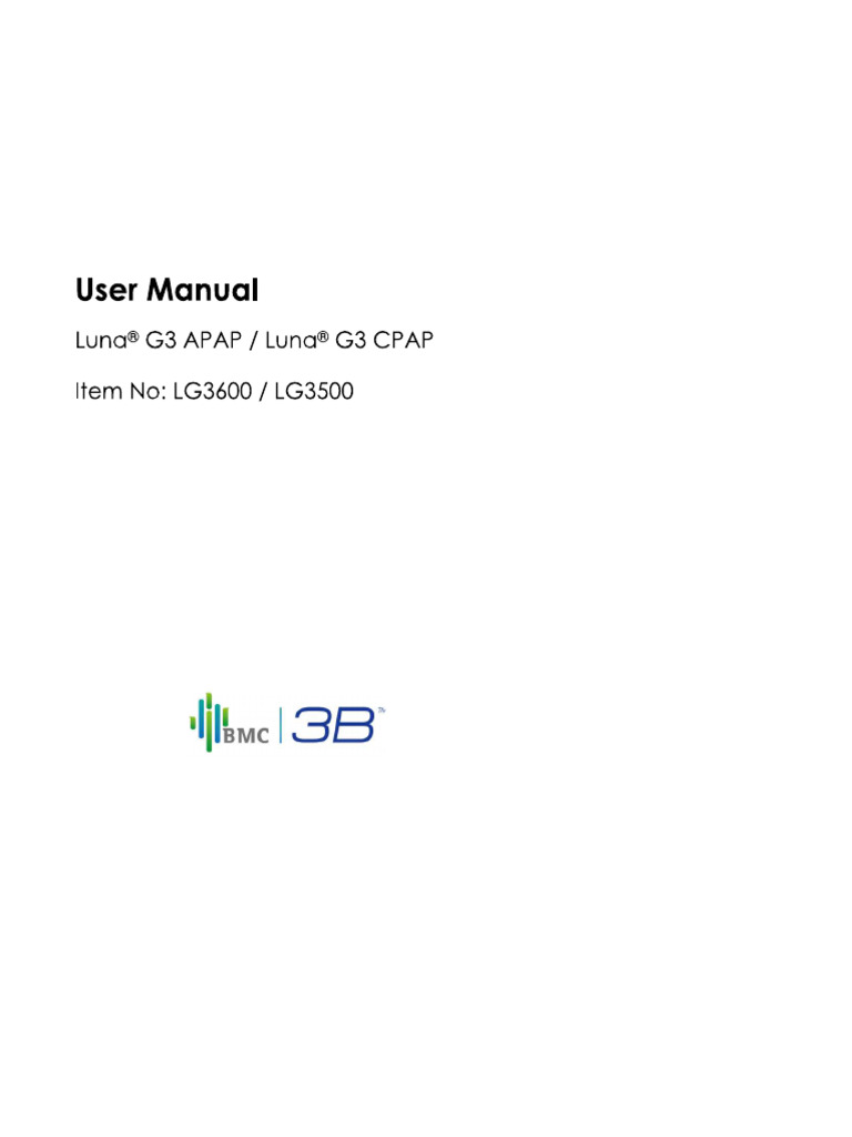 Luna G3 APAP User Manual | PDF