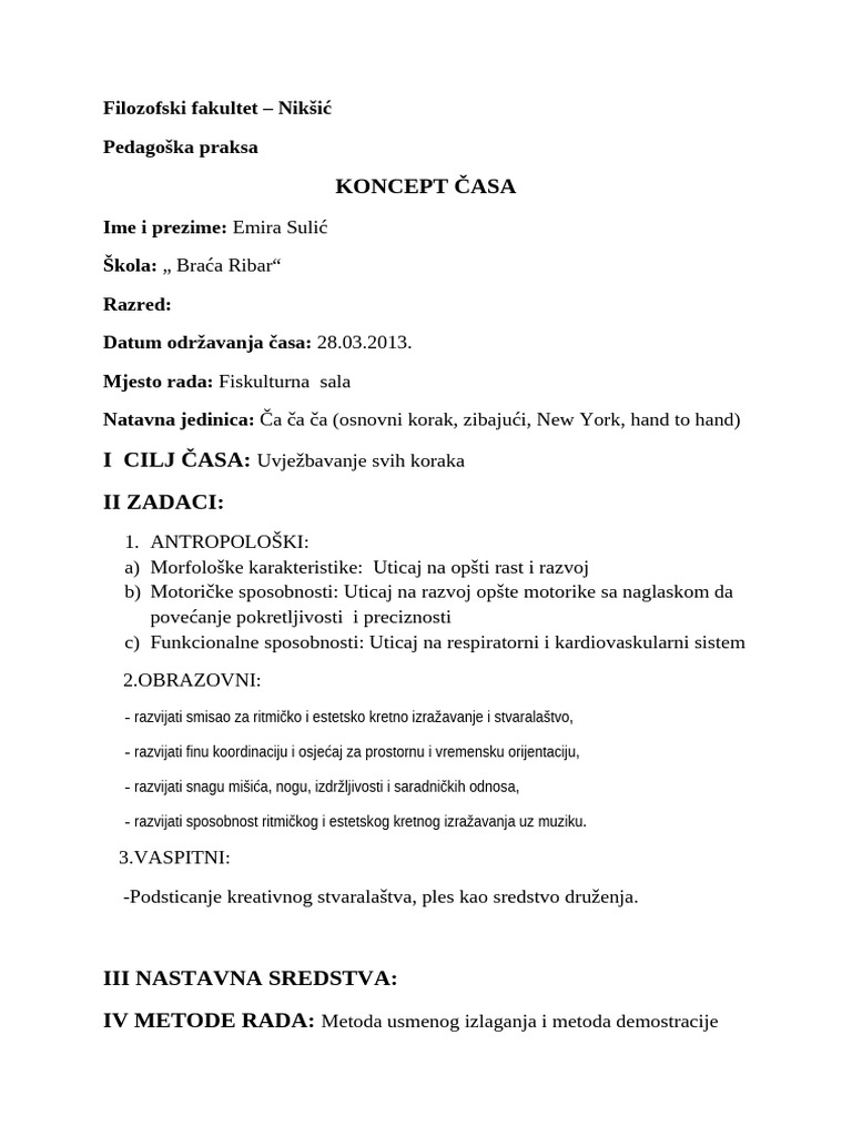 Fizičko - Cacacaca | PDF
