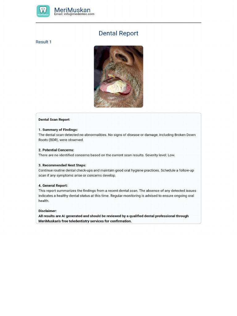 Dental Report | PDF